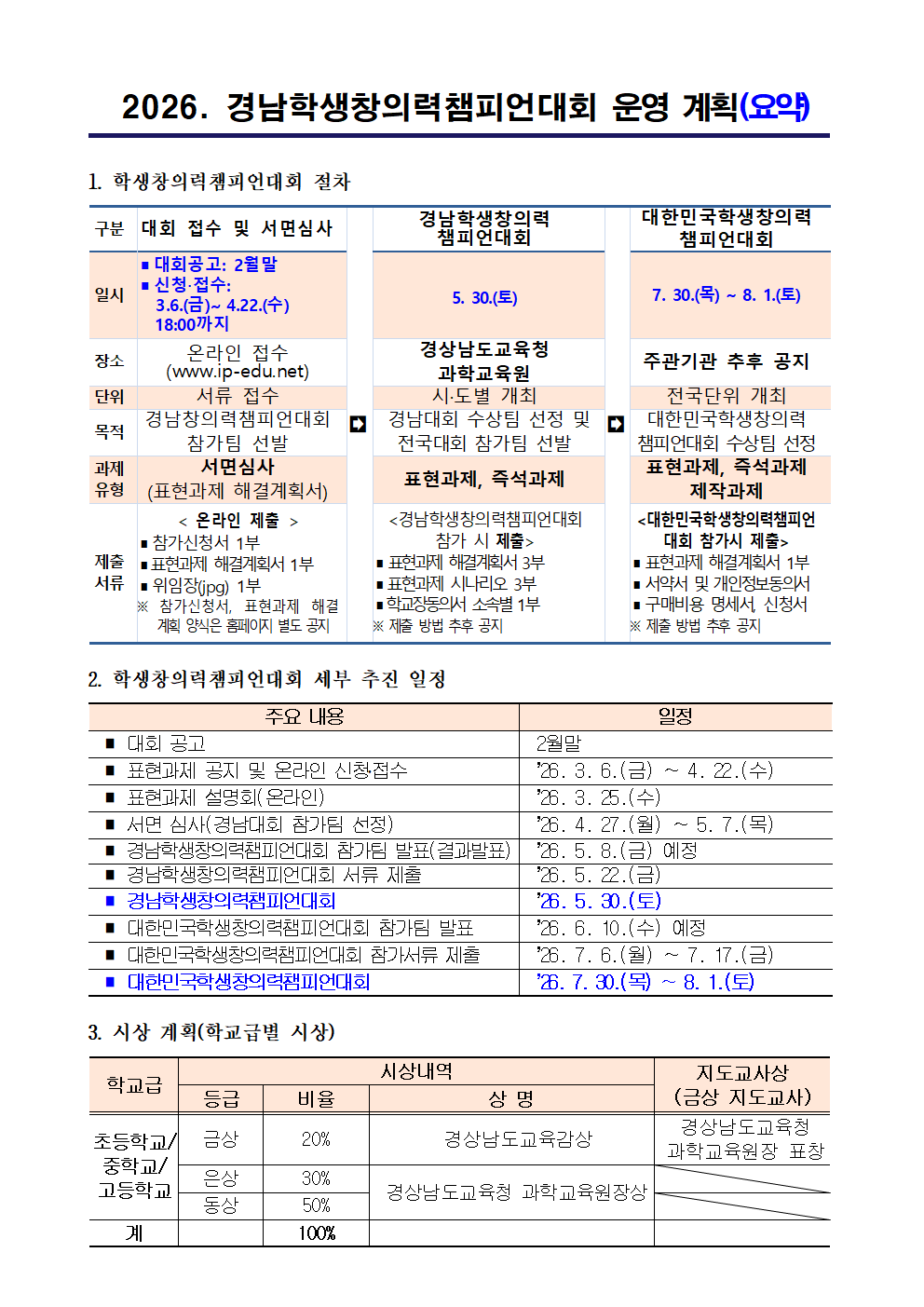 2026. 경남학생창의력챔피언대회 운영 계획 안내001.png